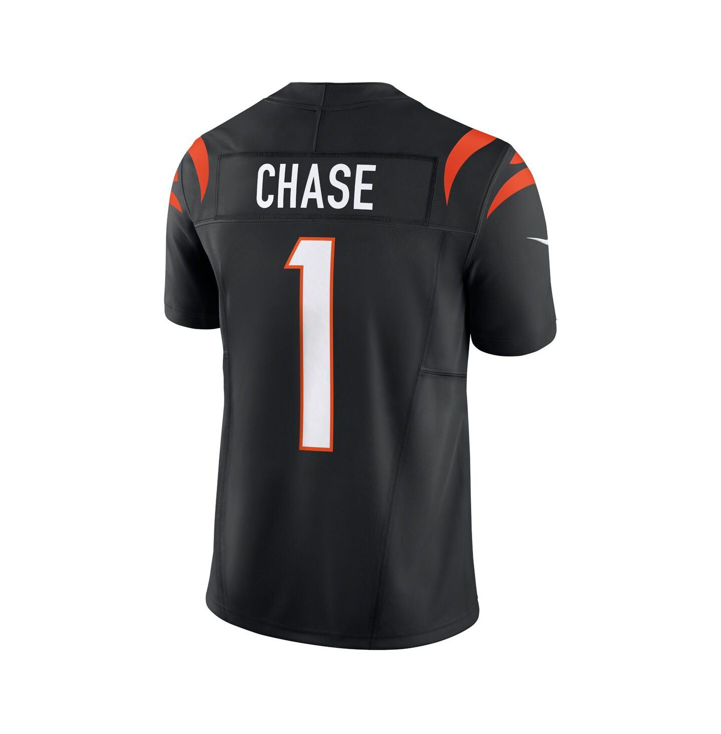 Мужской топ Nike Ja'Marr Chase Black Cincinnati Bengals Vapor F.U.S.E. Limited Jersey — фото 3