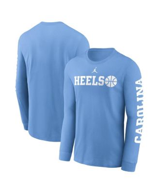 Jordan - Men's Carolina Blue North Carolina Tar Heels Basketball Icon Two-Hit Long Sleeve T-Shirt