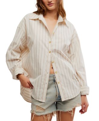 Free People - Women's Striped Varsity Vibes Shirt