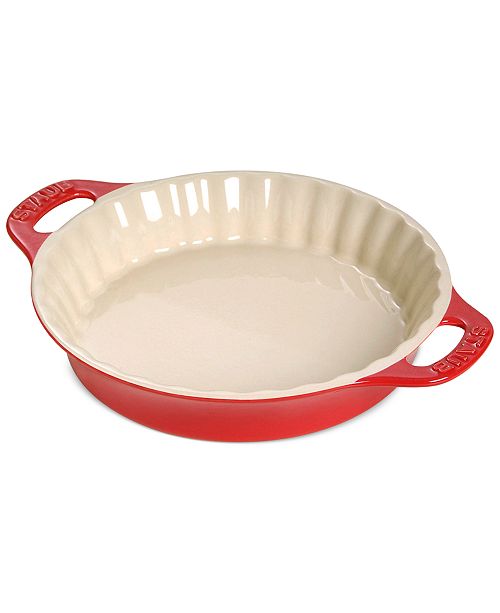 Staub Ceramic 9" Pie Dish & Reviews Bakeware Kitchen Macy's