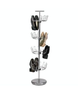 4-Tier Revolving Shoe Rack Storage Organizer