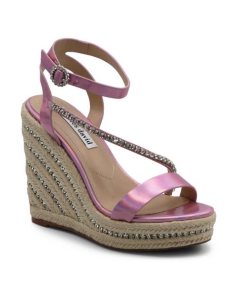 Женские сандалии Charles David Chiara Platform Wedge Stones Dress Sandal, цвет: Ballerinapink