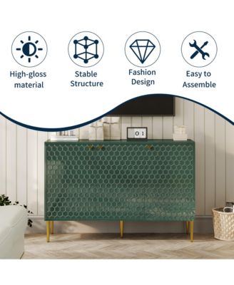 3 Door Accent Cabinet