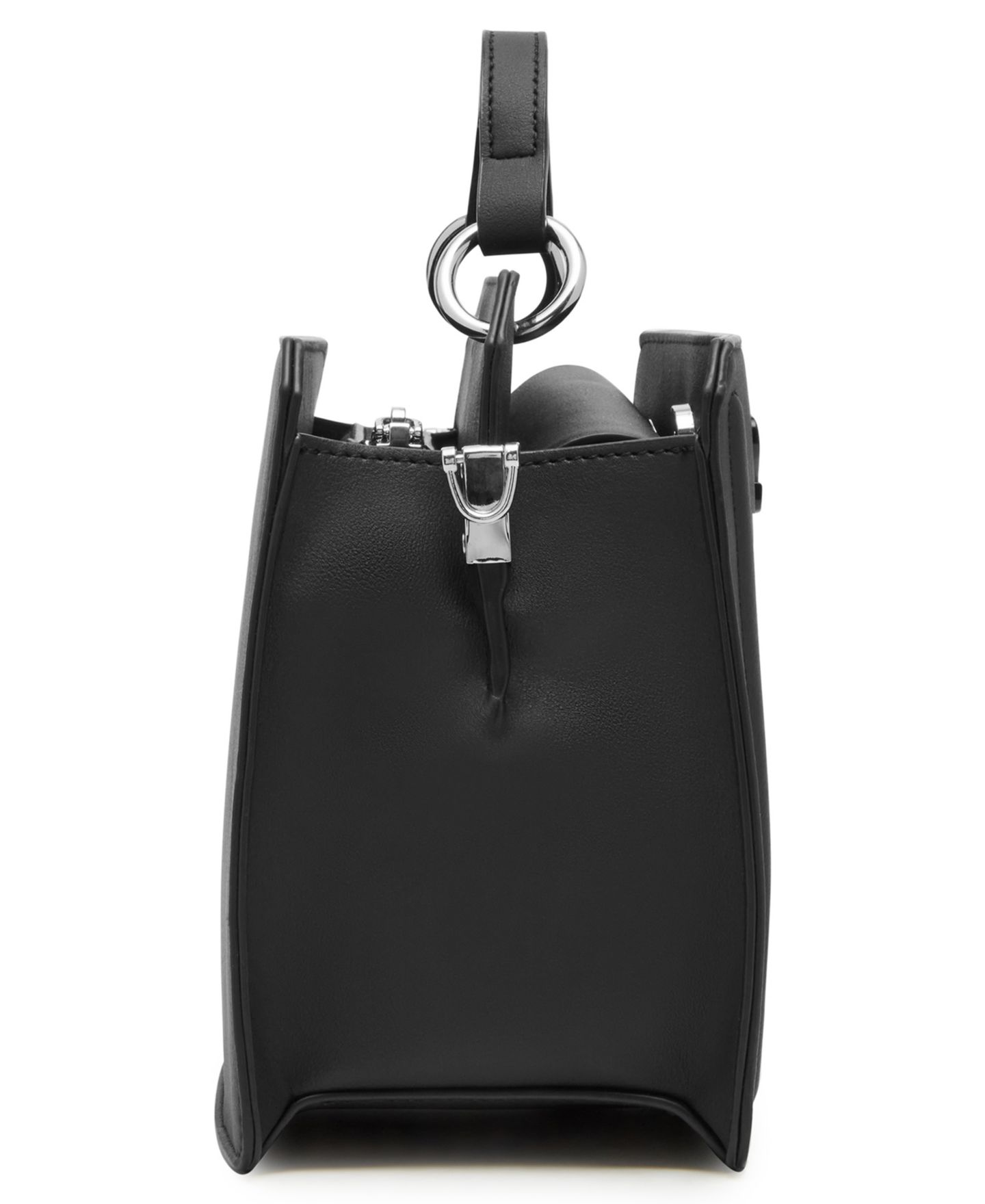 Женская сумка Steve Madden Bevelyn Small Satchel, цвет: Чёрный — фото 5