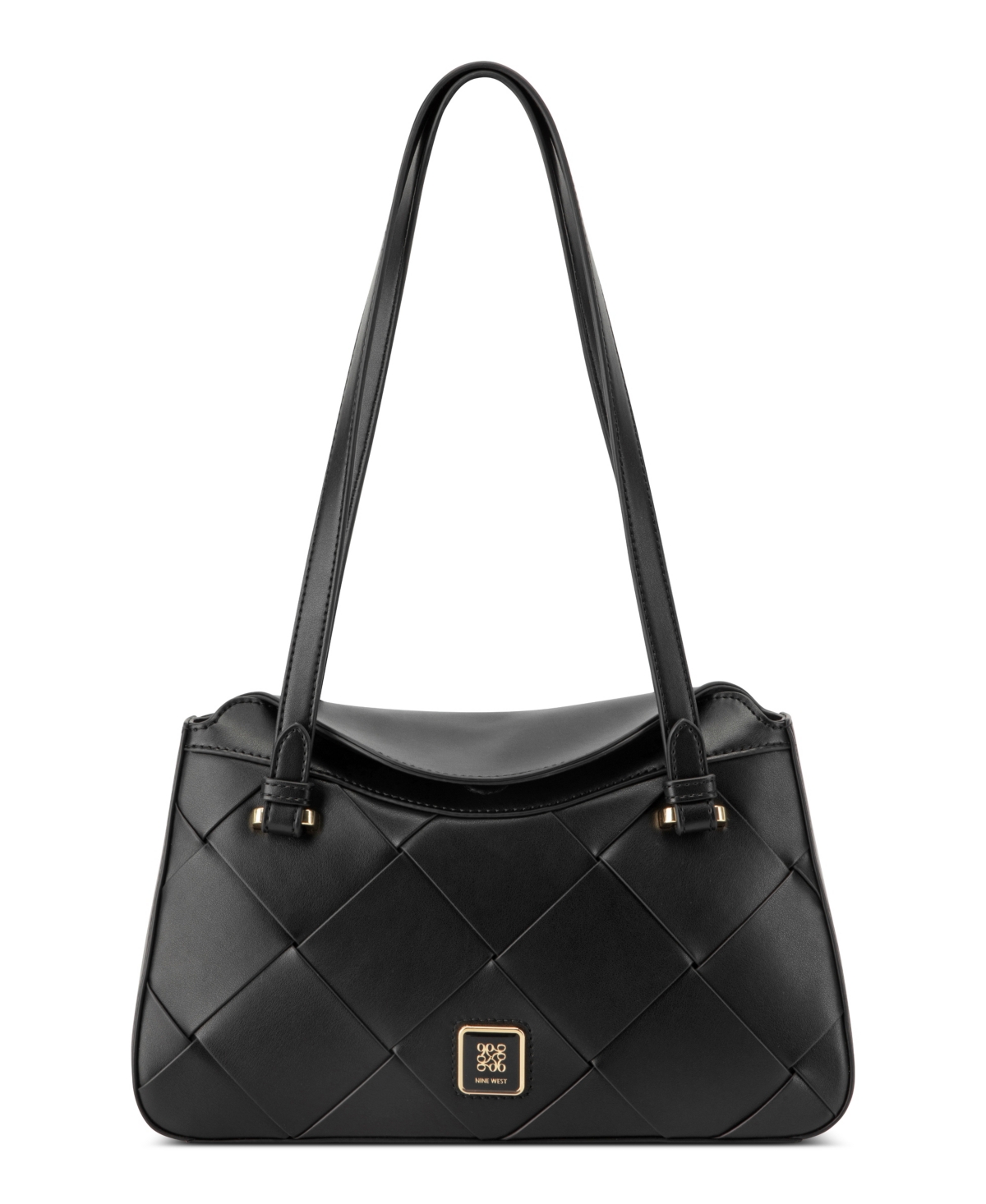 Nine West Eleanora Medium Shoulder Bag In Black