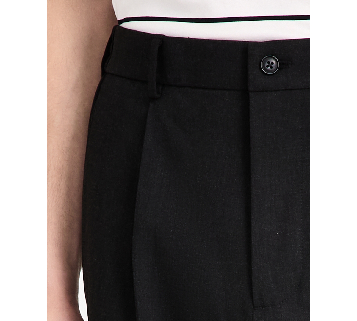 Tommy Hilfiger Men's Modern-fit Dress Pants In Charcoal