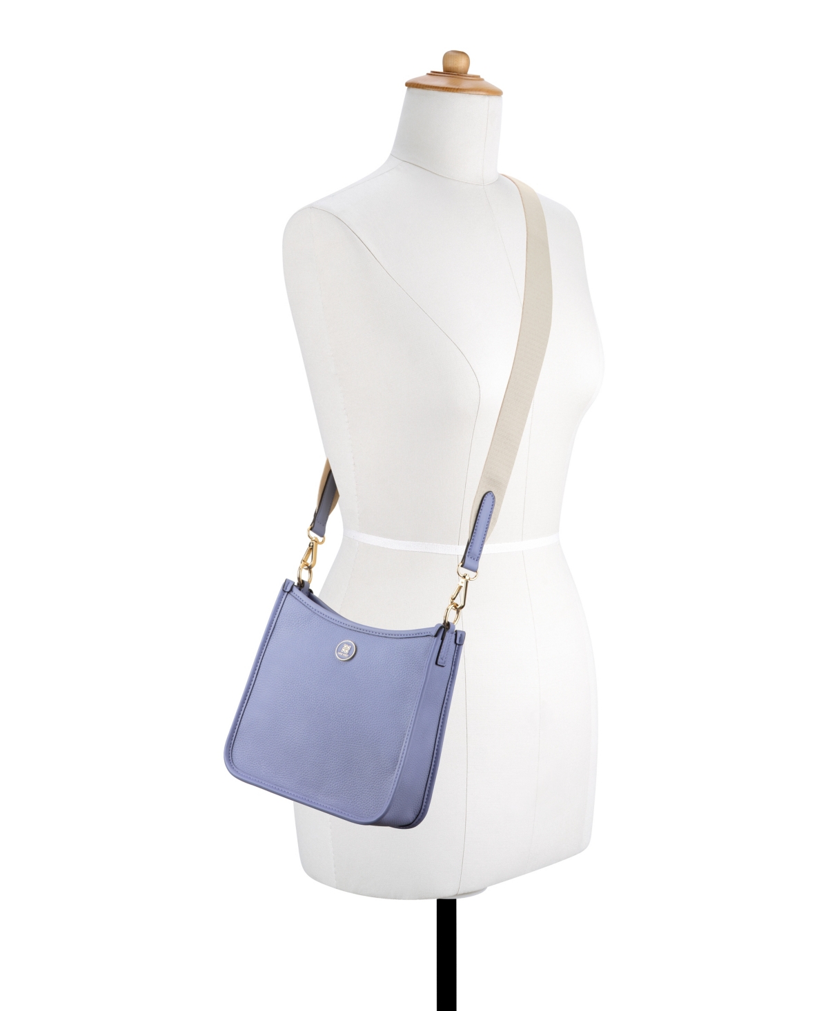 Nine West Nalini Medium Swing Crossbody Bag In Periwinkle