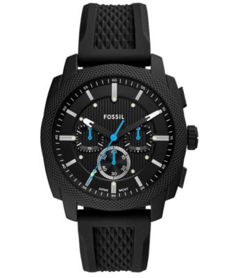 NWT Fossil Machine Black Dial Black-plated Men\'s Watch Fossil Machine Black Dial Black-plated Men main image 2
