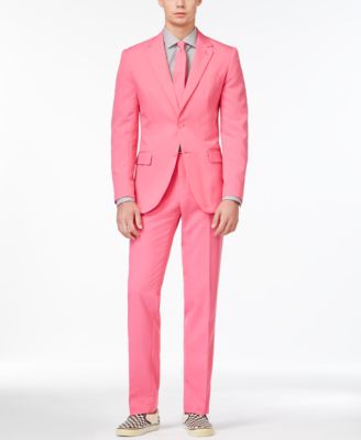 macys pink suit