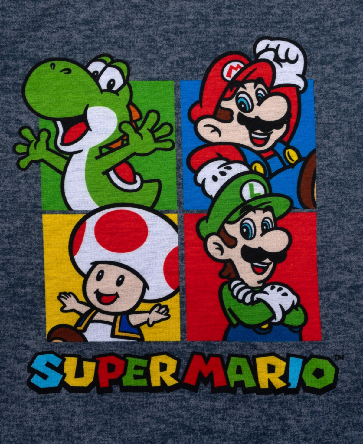 NINTENDO MARIO LITTLE AND BIG BOYS SHORT SLEEVE TEE AND SHORT, 2-PIECE PAJAMA SET 