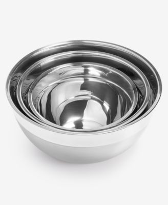 Stainless Steel Mixing Bowls, Set of 3, Exclusively at Macy's