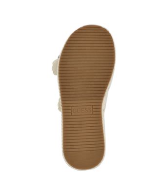 Women's Binks Double-Buckle Woven Platform Wedge Sandals