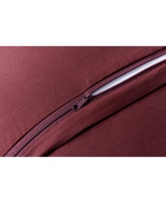 2 Pack Throw Pillow Cover Euro Sham Covers Lumbar Pillow Cover