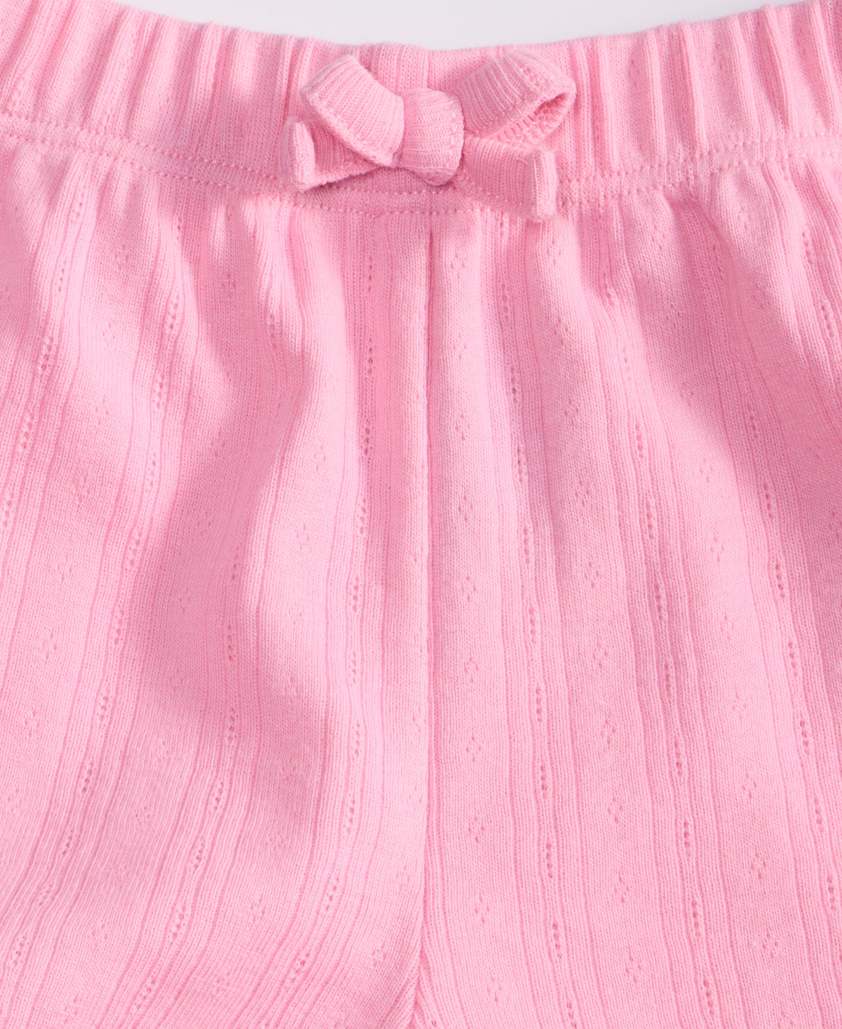 First Impressions Baby Girls Pointelle Shorts, Exclusively At Macy's In Bubble Pin