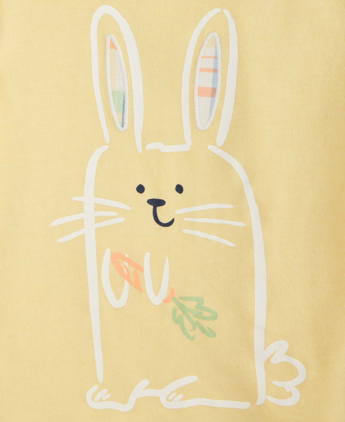 First Impressions Baby Boys Big Bunny Graphic T-shirt, Exclusively At Macy's In Banana Whi