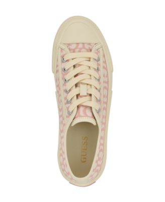Women's Carey Jacquard Logo Lace-Up Sneakers
