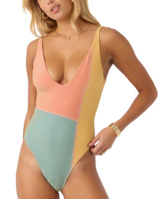 O'Neill - Juniors' Mirage Colorblocked Edgewater One-Piece Swimsuit