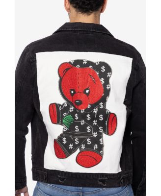 Men's Graphic Rhinestone Denim Jackets