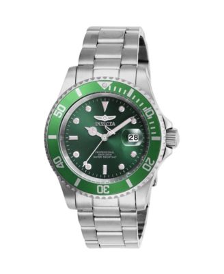 Men's 47355 Pro Diver Quartz 3 Hand Green Dial Watch