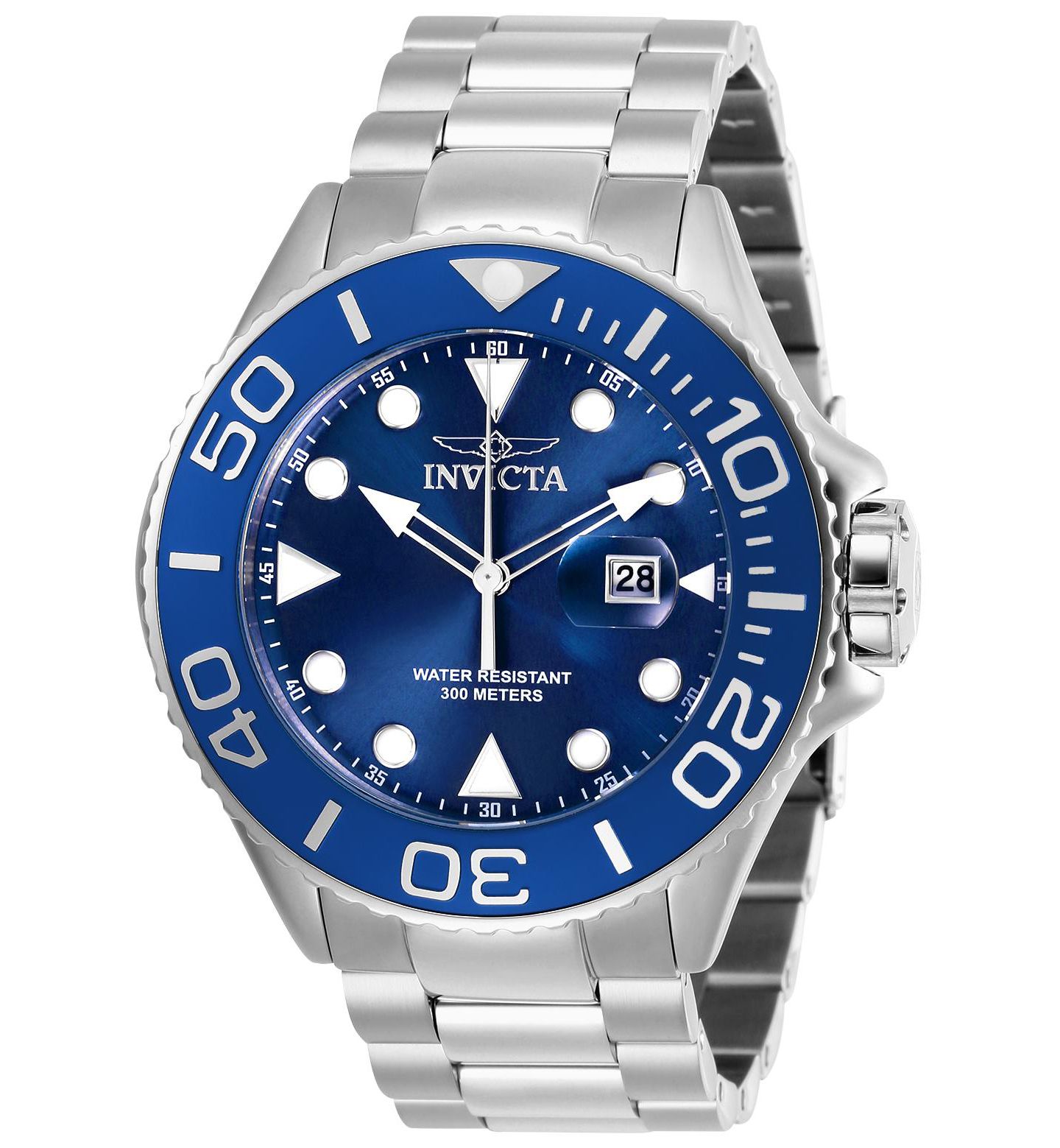 Мужские часы Invicta 28766 Pro Diver Quartz 3 Hand Blue Dial — фото 1