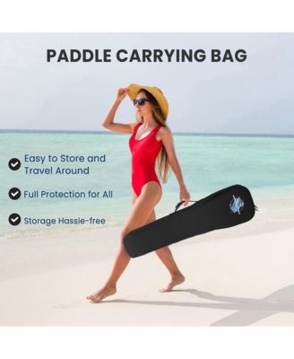 Adjustable 3-Piece SUP Paddle with Carry Bag