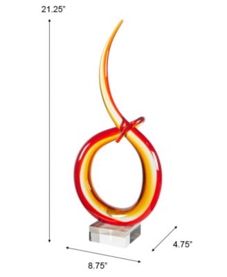 21.25" Bellave Art Glass Sculpture