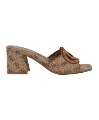 Women's Galsee Quattro-G Cutout Slide Block Heel Dress Sandals