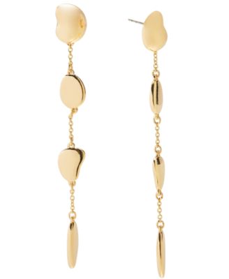 INC International Concepts Gold-Tone Sculptural Bead Linear Drop Earrings Exclusively at Macys 1990₽