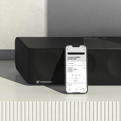 AMBEO Max Soundbar - 5.1.4 Channel with Dolby Atmos and DTS: X