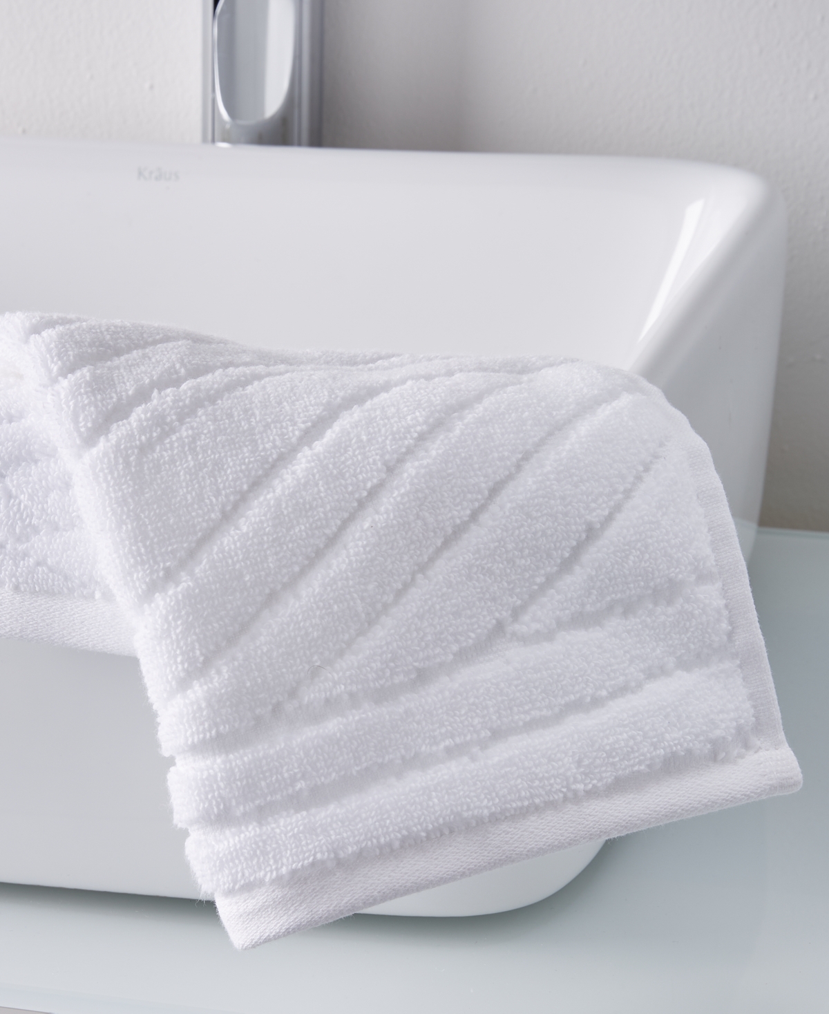 HOTEL COLLECTION EXPRESSIONIST 100% TURKISH C0TTON WASHCLOTH, 13" X 13", EXCLUSIVELY AT MACY'S 