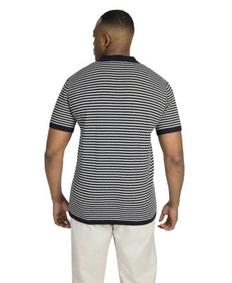 Johnny Bigg Mens Healey Stripe Knit Polo 13190₽