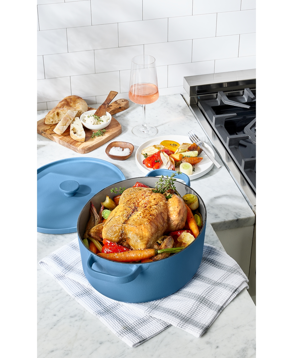 THE CELLAR ENAMELED CAST IRON 7-QT. DUTCH OVEN, EXCLUSIVELY AT MACY'S 