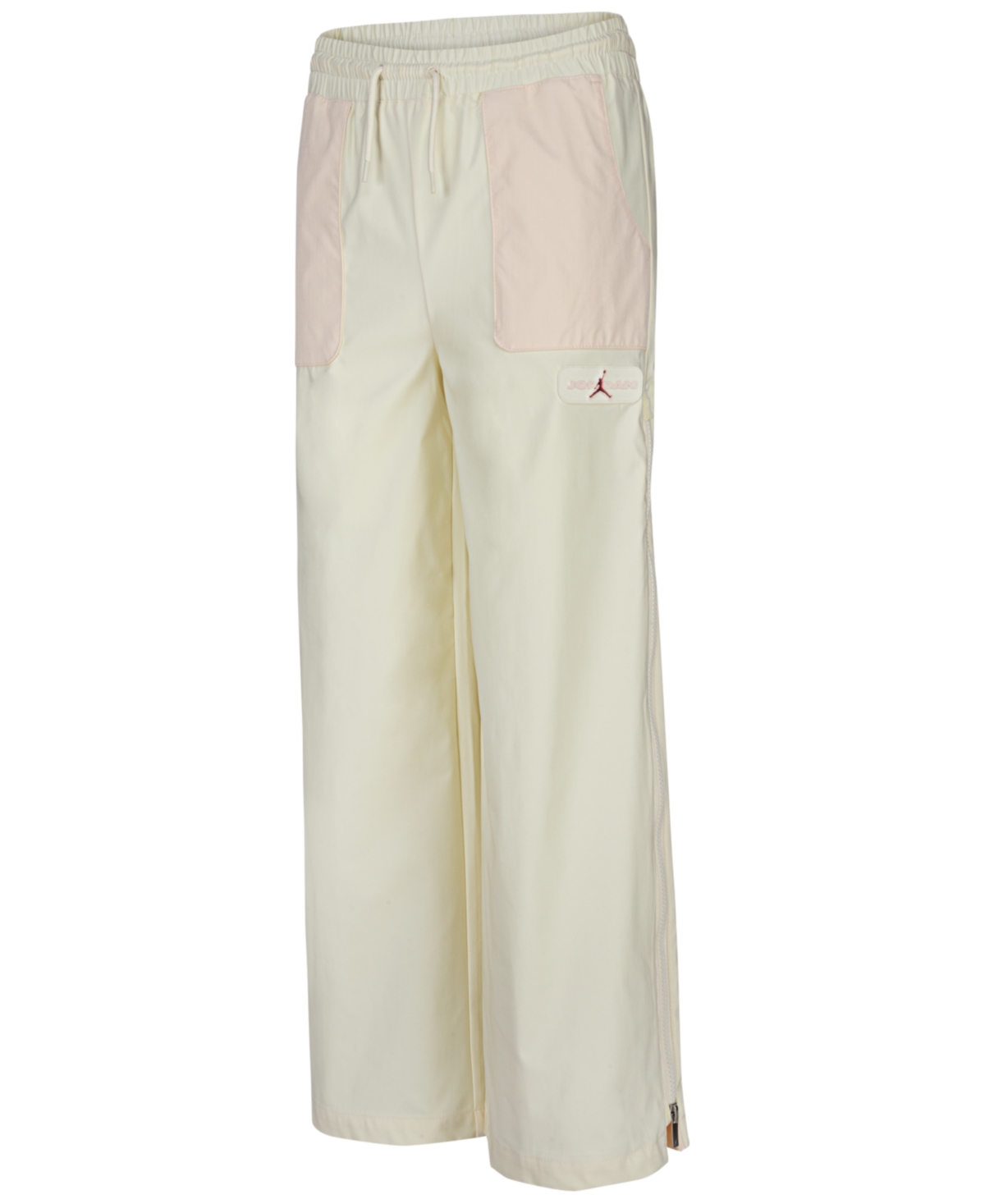Jordan Big Girls Crafted Utility Woven Pants In Coconut Milk