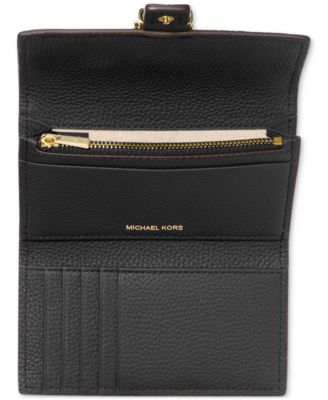 Michael Kors Nolita Flap Trifold Leather Wallet