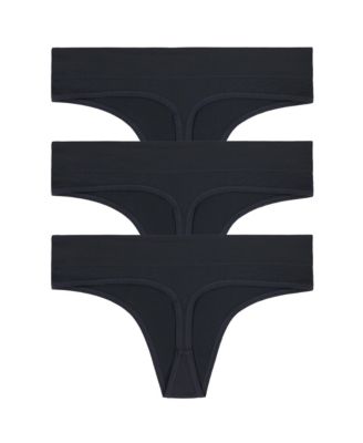 Women's Seamless Litewear Thong Underwear 3 Pack DK5016NP3