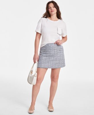 On 34th Womens Tweed Vest Top - Mini Skirt Exclusively at Macys 6790₽