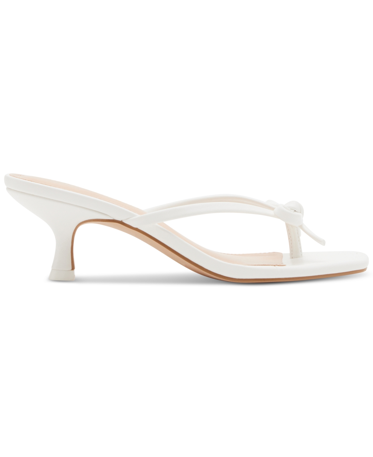 MADDEN GIRL CHARLOTTE KITTEN-HEEL BOW DRESS SANDALS 