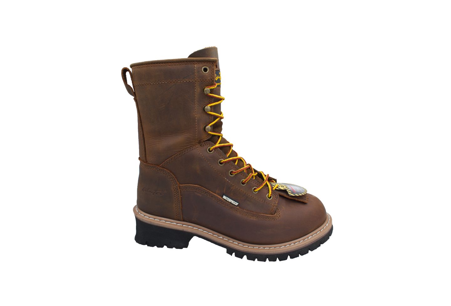 Мужские ботинки AdTec 8" Composite Toe Waterproof Logger, цвет: Crazy Horse — фото 2