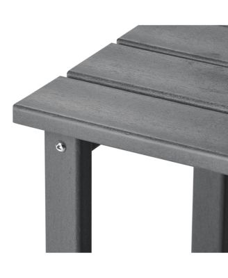 5-Piece Adirondack Chair with Folding Ottoman and Table Set