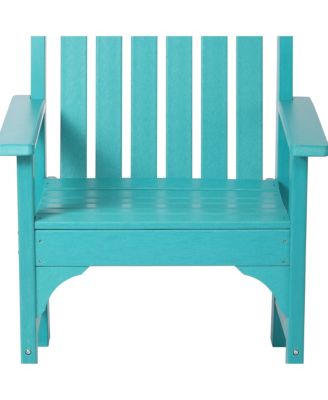 5-Piece HDPE Outdoor Patio Chair and Square Table Dining Set