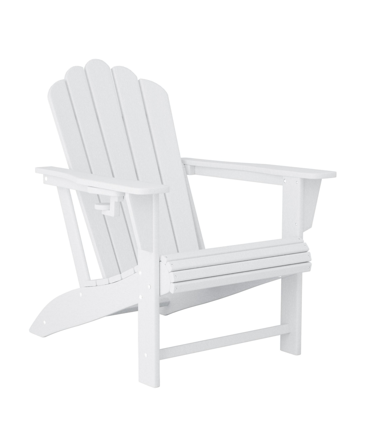 WestinTrends 4-Piece Adirondack Chairs with Cup Holders and Table Set
