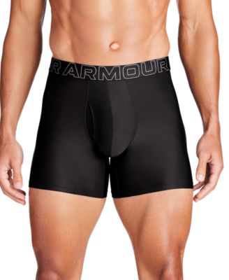 Men's 3-Pack Performance Tech Solid 6" Boxer Briefs