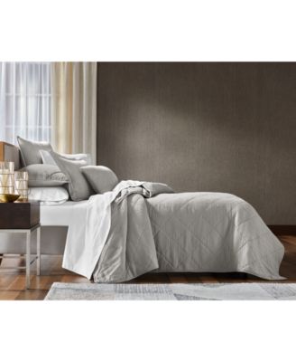 Hotel Collection Dobby Diamond 3-Pc. Coverlet Set, King, Exclusively at Macy’s