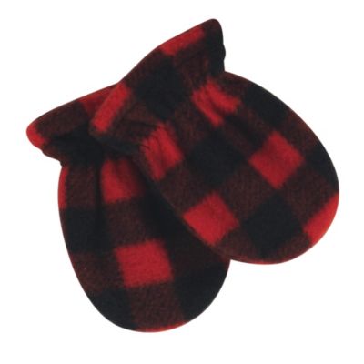Baby Boys Hudson Unisex Fleece Ear-Flap Winter Hat and Matching Mitts