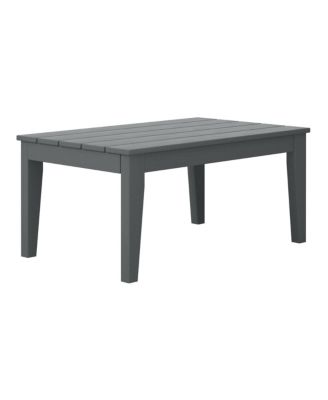 4-Piece HDPE Outdoor Patio Furniture Couch Set