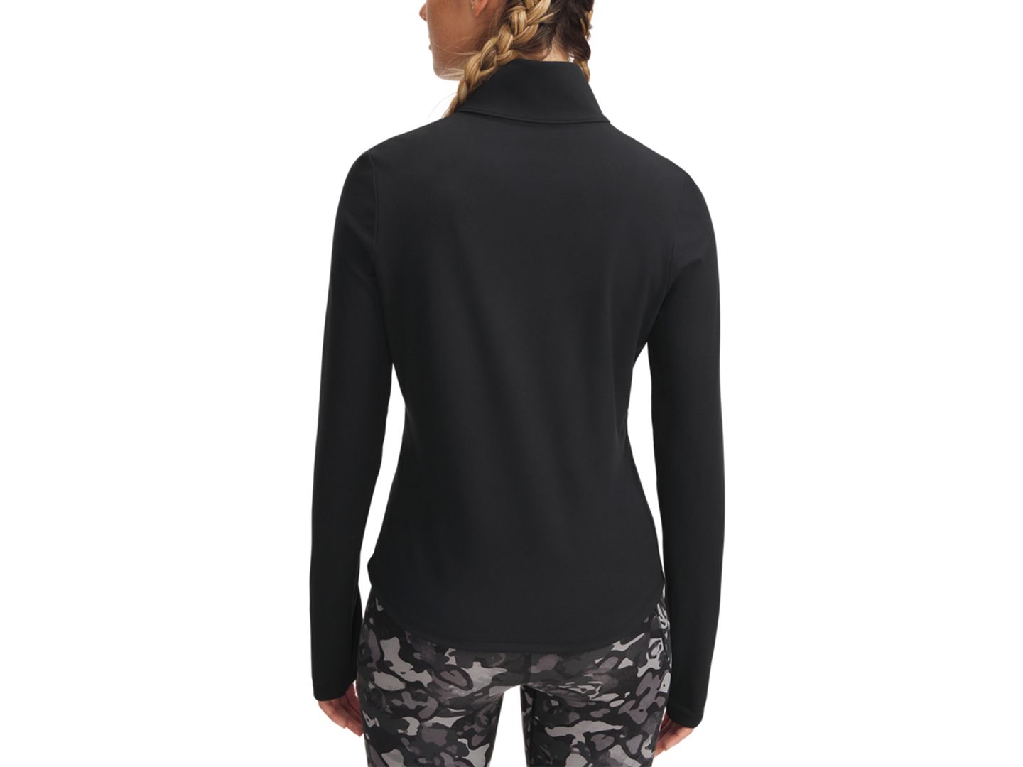 Женский топ Under Armour Motion Half-Zip Long-Sleeve Top, цвет: Чёрный — фото 3