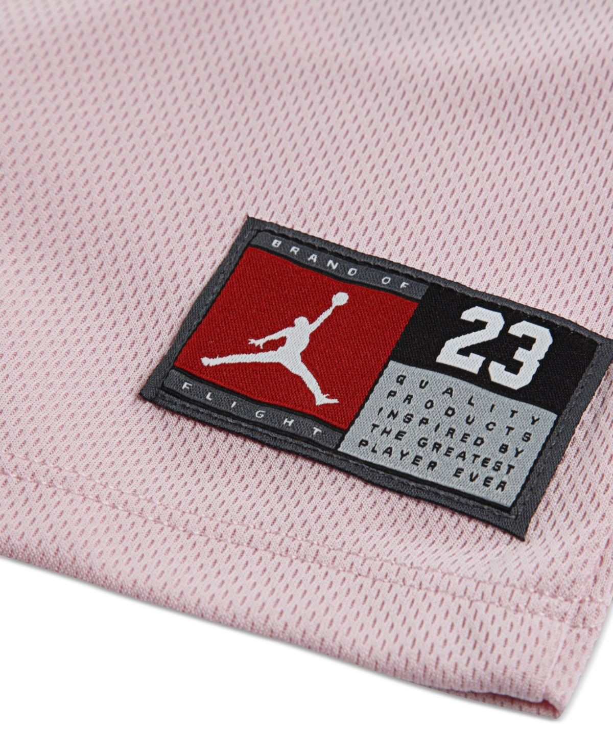 Shop Jordan Baby Jumpman 23 Jersey Romper In Pink Foam