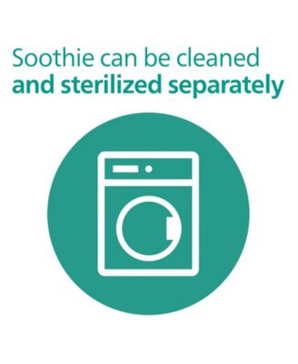 Soothie snuggle, 0m+, cow + Soothie Green 4 Pack