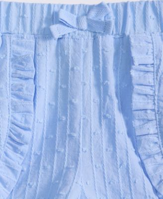 Baby Girls Mix and Match Clip-Dot Cotton Shorts, Exclusively at Macy's