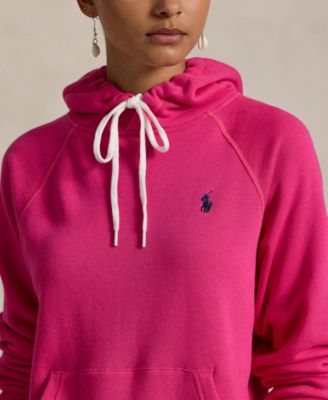Women's Shrunken Fit Fleece Hoodie Sweatshirt